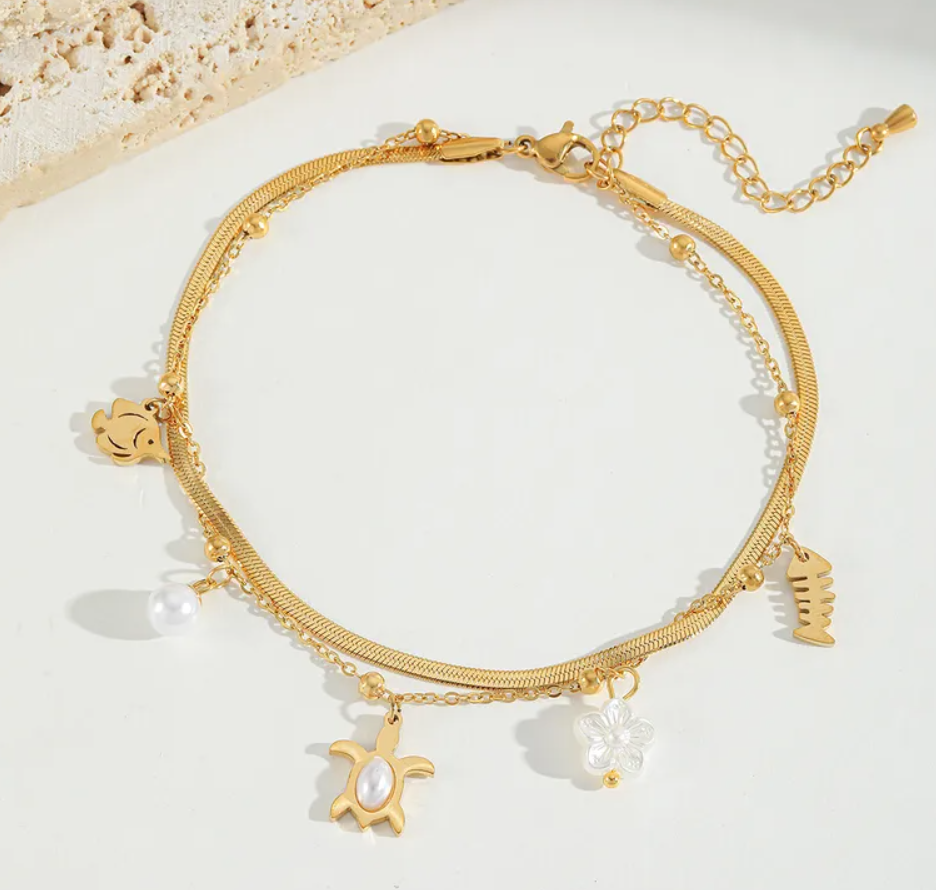 Summer 2025 Gold-Plated Stainless Steel WaterProof Colletion