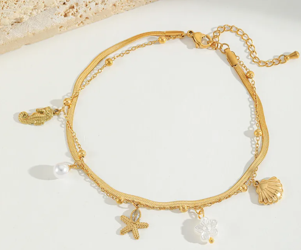 Summer 2025 Gold-Plated Stainless Steel WaterProof Colletion