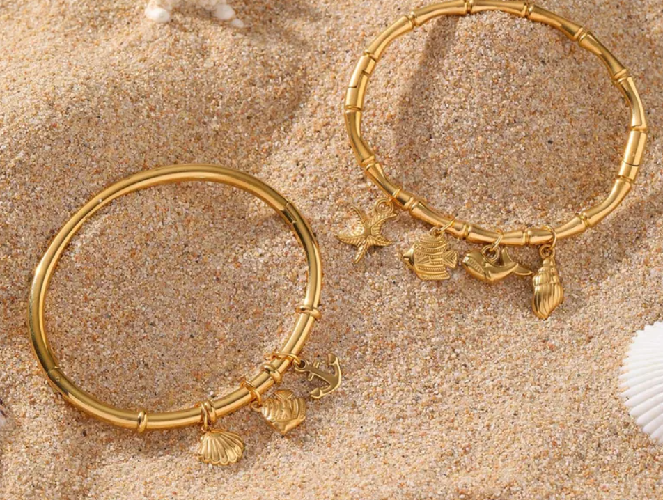 Summer 2025 Gold-Plated Stainless Steel WaterProof Colletion