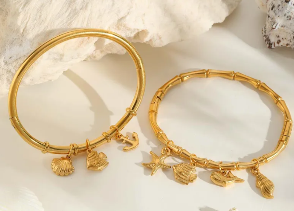 Summer 2025 Gold-Plated Stainless Steel WaterProof Colletion