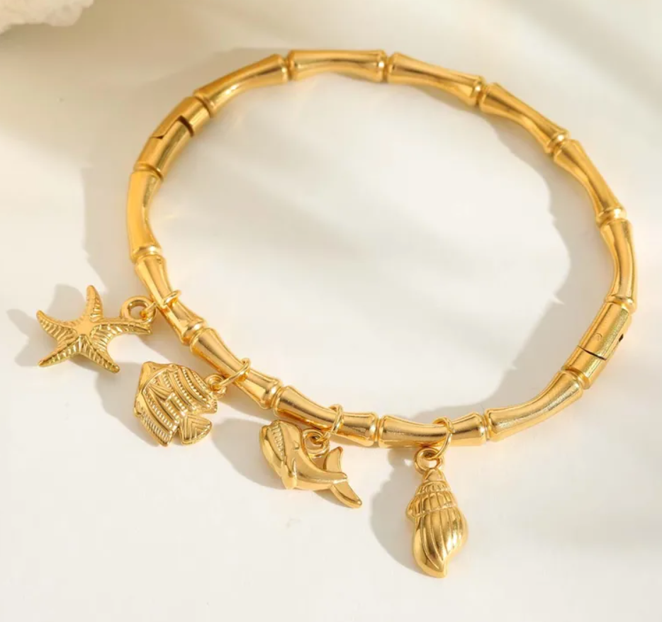 Summer 2025 Gold-Plated Stainless Steel WaterProof Colletion