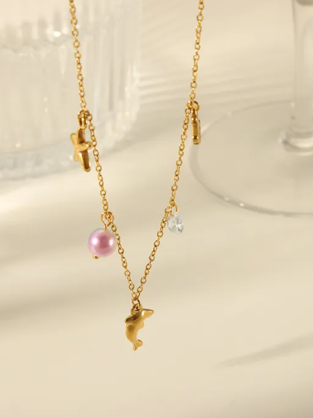 Summer 2025 Gold-Plated Stainless Steel WaterProof Colletion