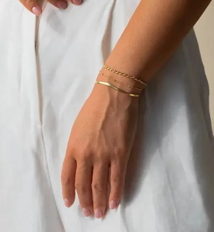 Summer 2025 Gold-Plated Stainless Steel WaterProof Colletion